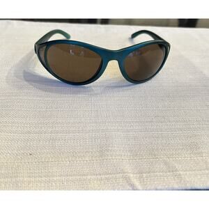 ROYZ Crater 820S Wrap Sunglasses Dark Teal Green *READ* ITALY B25